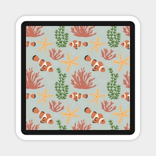 Clownfish & Anemones 1 Magnet