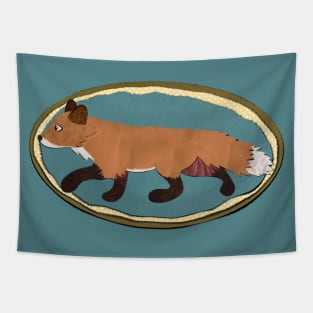 Paper Craft Fox Tapestry