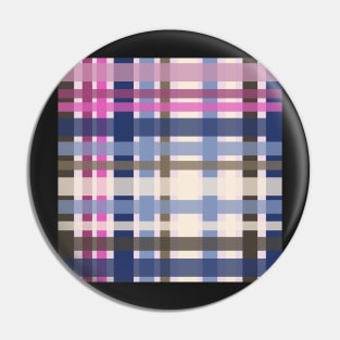 Modern tartan plaid in tones of sage blue green and caramel Pin