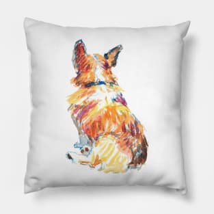 My Corgi Back Pillow