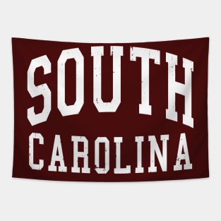 South Carolina Basic Distressed Arch Vintage Souvenir Tapestry