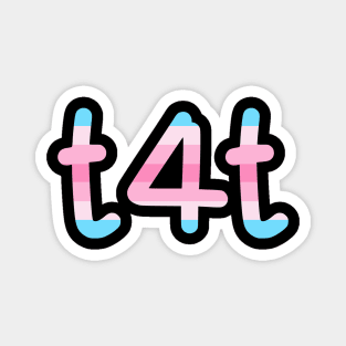 t4t (Transfeminine Colors) Magnet