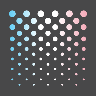 Dot Screen Trans Pride T-Shirt