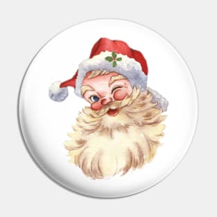 Vintage Funny Santa Claus Pin