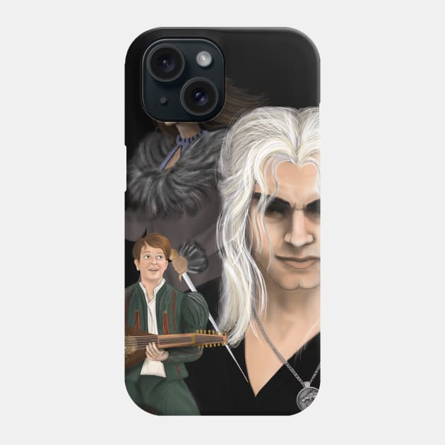 The Witcher Phone Case by KataMartArt