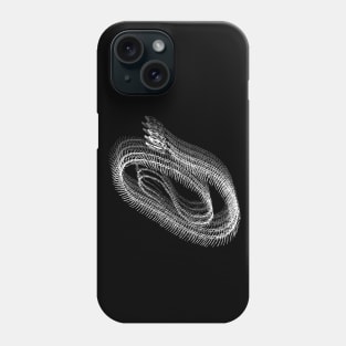 Snake skeleton / WHITE / Phone Case