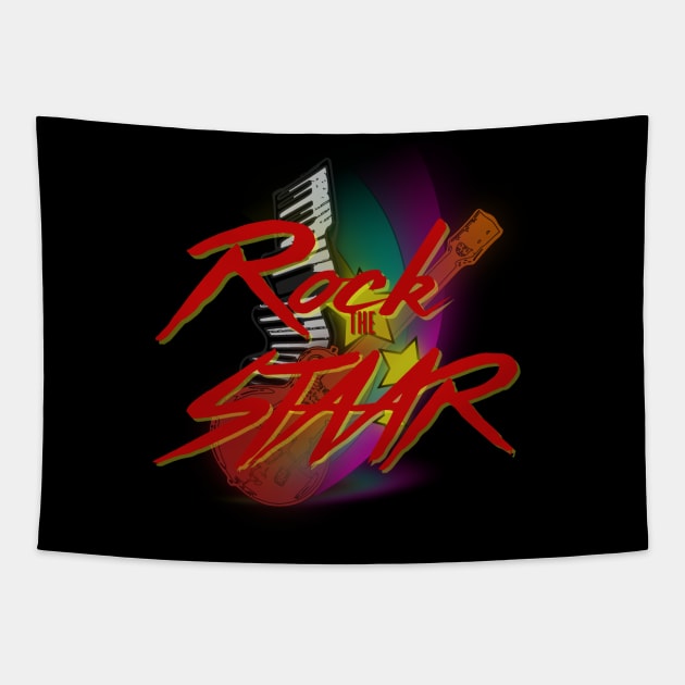 Rock the starr - Texas test Tapestry by PincGeneral