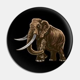 Elephant Mammoth Pin