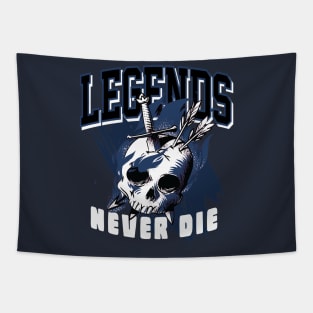 Legends Brave Blue Sneaker Art Tapestry