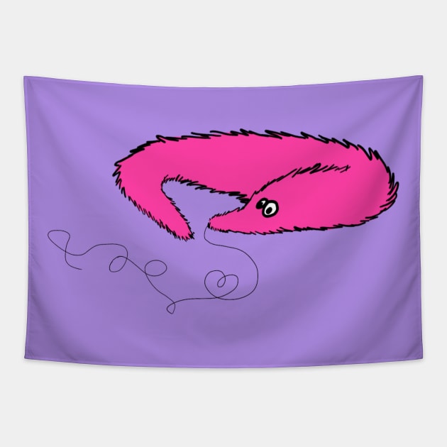 Worm On A String Tapestry by ThePurplePigeon