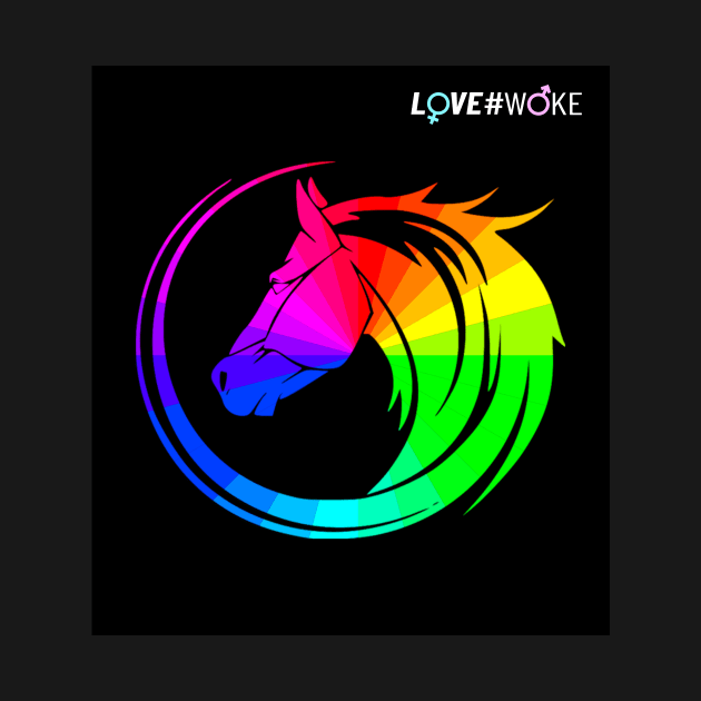 Raimbow Horse by LOVE#WOKE