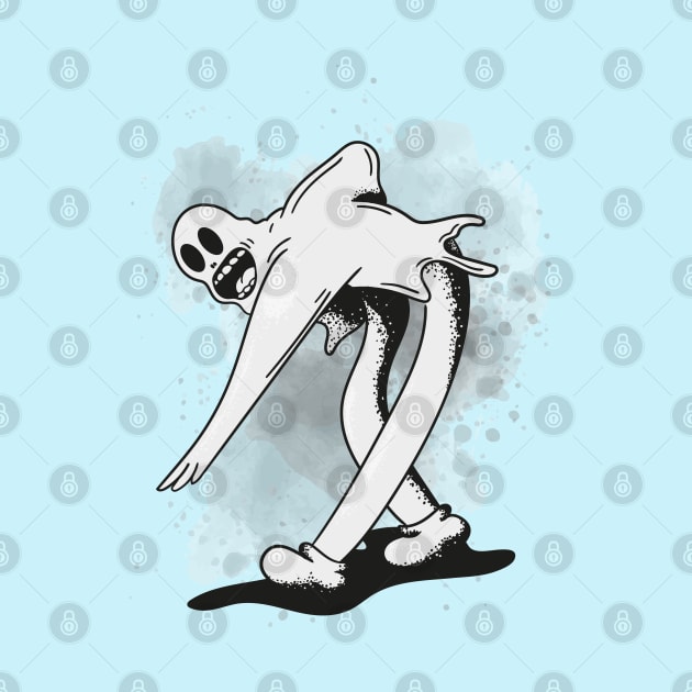 dancing ghost by PaperHead