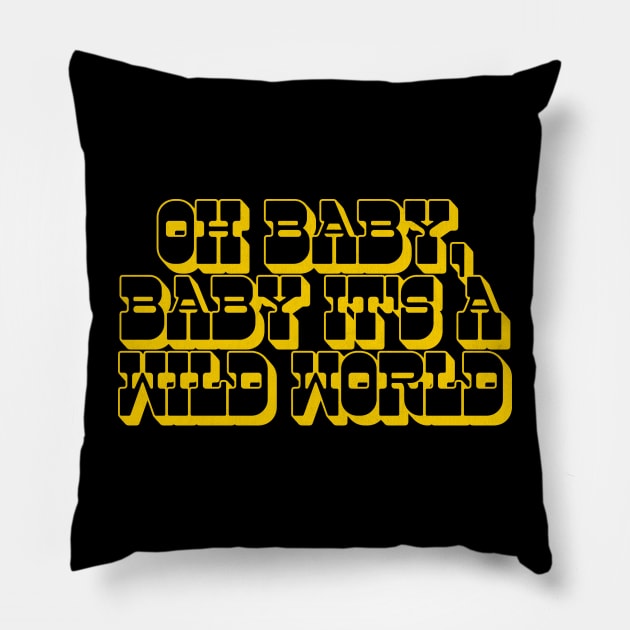 Cat Stevens / Wild World Pillow by DankFutura