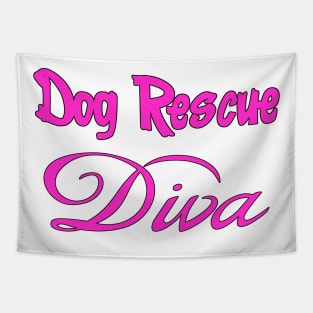 Dog Rescue Diva Tapestry