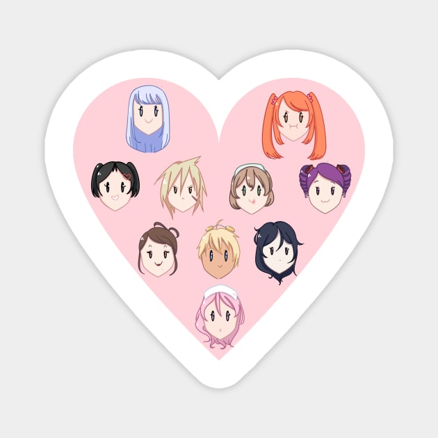 Chibi Yandere Simulator Rivals Magnet by nagisasmixtape