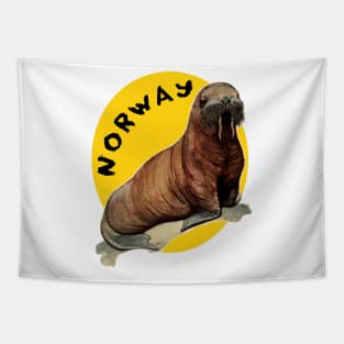 Norwegian Walrus - Goddess Freya Tapestry