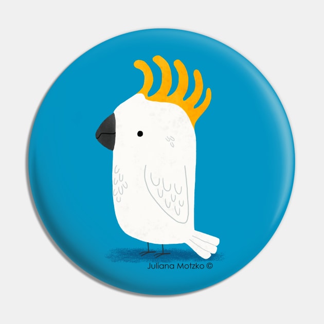 Cockatoo Pin by julianamotzko