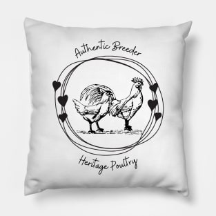 Authentic Breeder Heritage Poultry Pillow