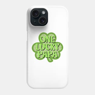 Fortunate Father: One Lucky Papa Emblem Phone Case