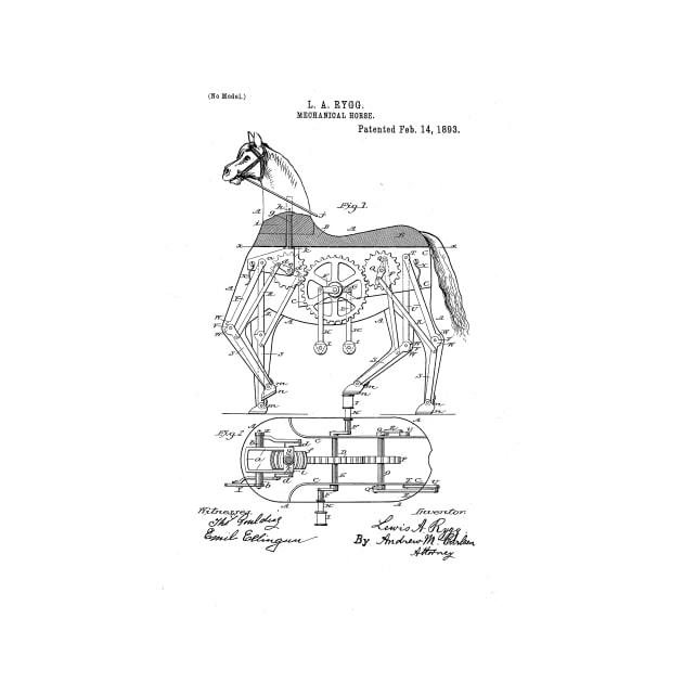 Toy Patent Drawing by skstring