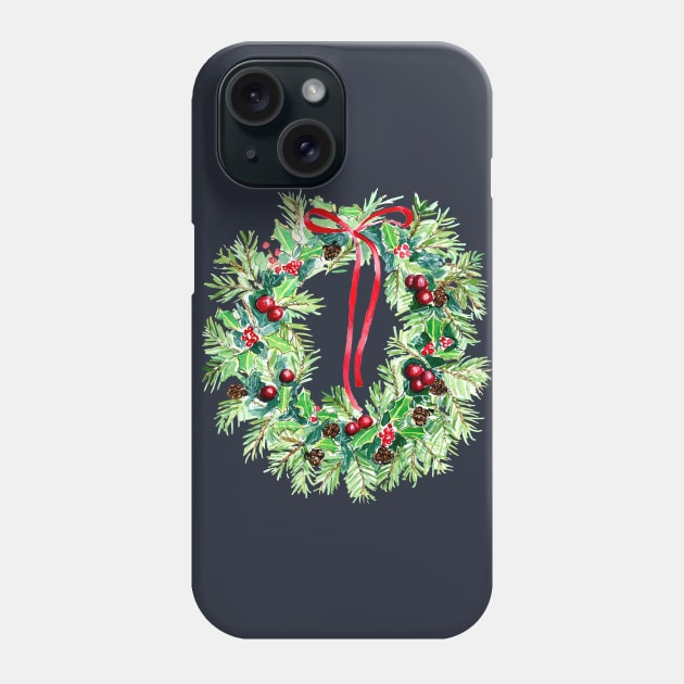 Wreath Phone Case by Bridgetdav