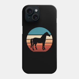 Horse Retro Sunset Phone Case