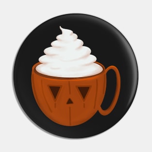 Spooky Pumpkin Coffee Pin