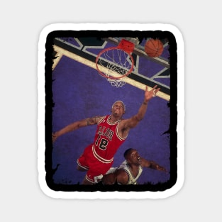 Dennis Rodman - Chicago Bulls vs Sacramento Kings Magnet