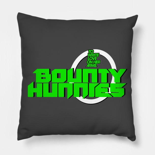 Bounty Hunnies for Charity: To Write Love on Her Arms Pillow by The Bounty Hunnies