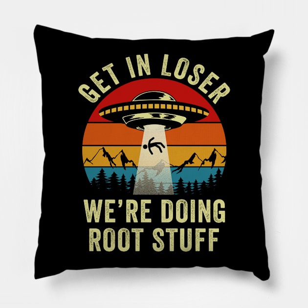 Tech Support IT Computer Geek Funny Root Linux for Sysadmin Pillow by Dr_Squirrel