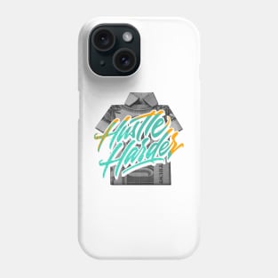 Hustle Harder Teal Zeal Phone Case