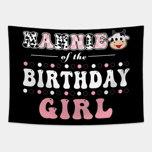 Nannie Of Birthday Girl Farm Animal Bday Party Celebrations Tapestry