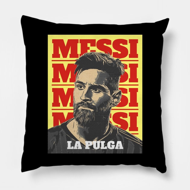 LA PULGA. THE GOAT. Pillow by MUVE