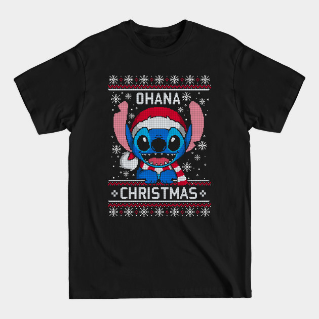 Ohana Christmas ugly sweater - Lilo And Stitch - T-Shirt