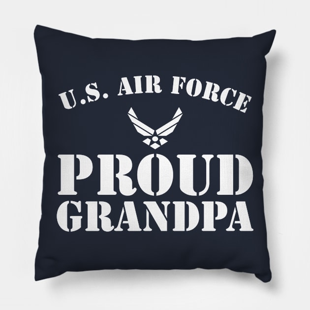 Best Gift for Army - Proud U.S. Air Force Grandpa Pillow by chienthanit