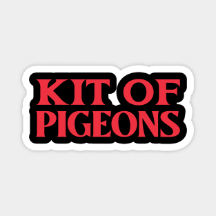 Kit of Pigeons Collective Animal Bird Nouns Magnet