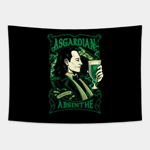 Asgardian Absinthe Tapestry by WinterArtwork