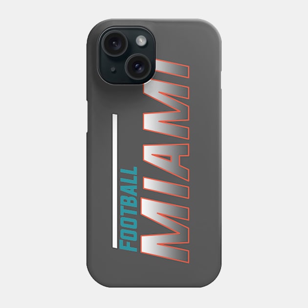 Miami Football Team Phone Case by igzine