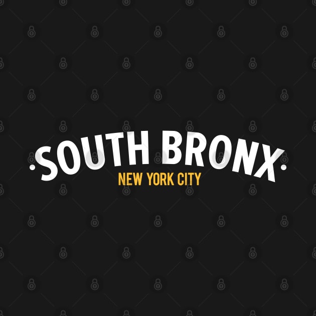 New York South Bronx - South Bronx Schriftzug - Bronx Hip Hop - by Boogosh