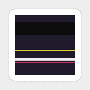 A singular adaptation of Very Light Pink, Dark, Smoky Black, Dark Pink and Piss Yellow stripes. Magnet