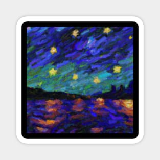 the starry night Magnet