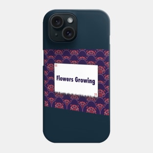 Flowers Growing ikat Phone Case