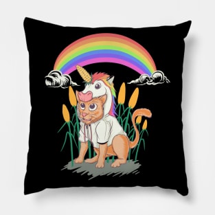 Cat Unicorn Pillow