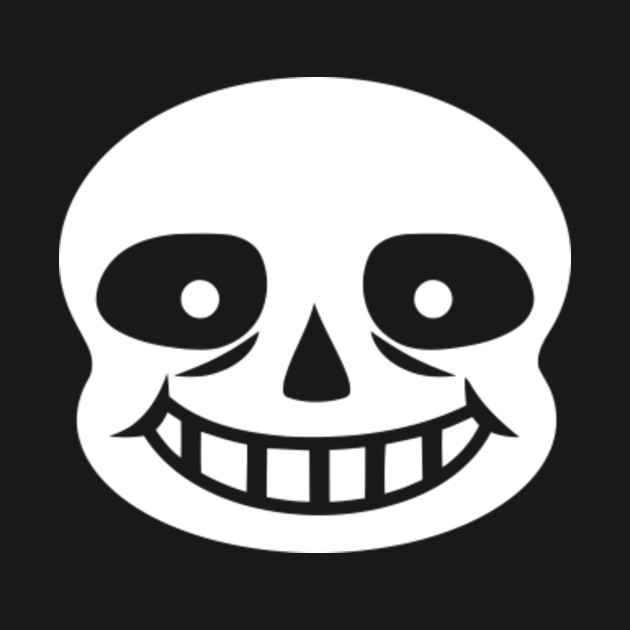 a skull what vector is Undertale  Head    Sans  T Shirt  TeePublic