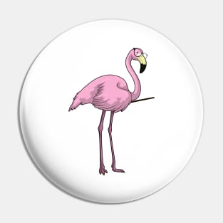 Flamingo Teacher Pointer Pin