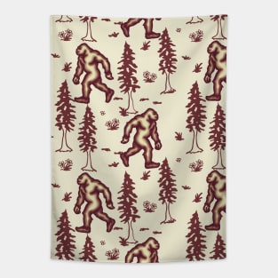 Bigfoot All Over Print Tapestry