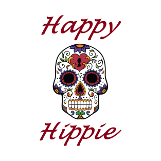 Happy Hippie Skull T-Shirt