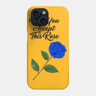 Flower Blue Rose Phone Case