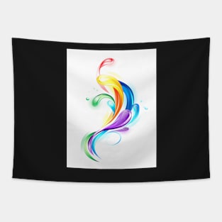 Rainbow Light Drops ( Drop ) Tapestry