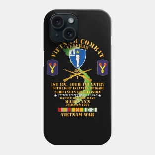 Battle for FSB Mary Ann - 196th LIB - 23rd ID w VN SVC Phone Case